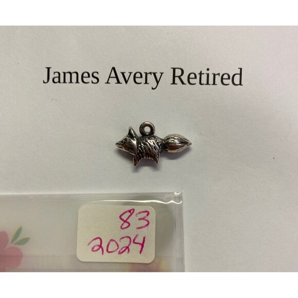 James Avery, Fox 3-D, RETIRED, Sterling Silver Charm #83 - Picture 4 of 7